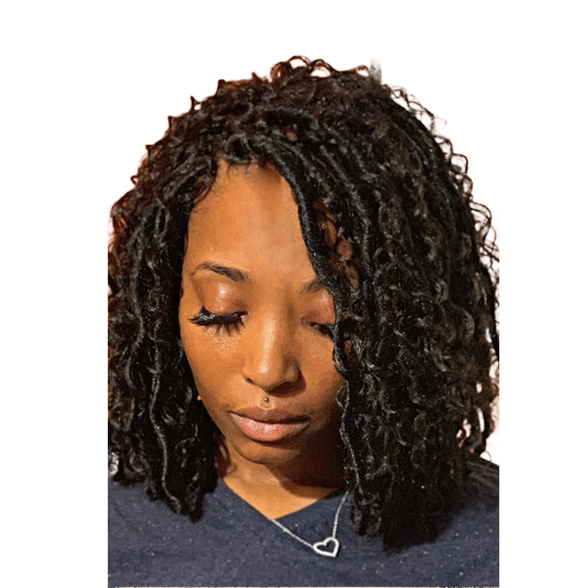 Kalyss 13 Braided Lace Front Wig with Baby Hair - Faux Locs Synthetic Wig  for Black Women with Boho Curl - United Republic of Tanzania Shop